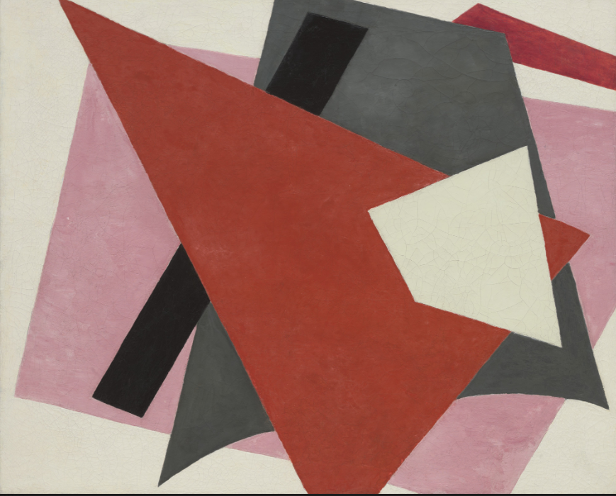 Abstract constructivist painting